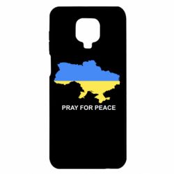 Чехол для Xiaomi Redmi Note 9S/9Pro/9Pro Max Pray for peace - PrintSalon