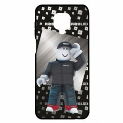 Чехол для Xiaomi Redmi Note 9S/9Pro/9Pro Max Roblox And Metal Logo