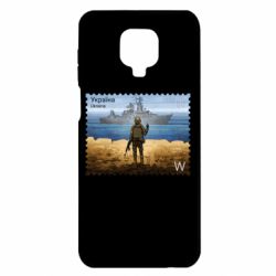 Чехол для Xiaomi Redmi Note 9S/9Pro/9Pro Max русский корабль иди на@ - PrintSalon