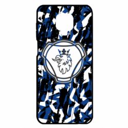Чохол для Xiaomi Redmi Note 9S / 9Pro / 9Pro Max Scania logo and grunge - PrintSalon