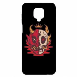 Чехол для Xiaomi Redmi Note 9S/9Pro/9Pro Max Skull face - PrintSalon