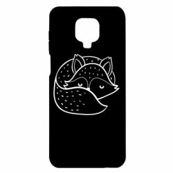 Чехол для Xiaomi Redmi Note 9S/9Pro/9Pro Max Sleeping fox - PrintSalon