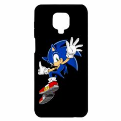 Чехол для Xiaomi Redmi Note 9S/9Pro/9Pro Max Sonic and the jump - PrintSalon