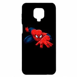 Чехол для Xiaomi Redmi Note 9S/9Pro/9Pro Max Spiderman and jump - PrintSalon