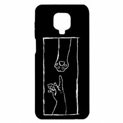 Чехол для Xiaomi Redmi Note 9S/9Pro/9Pro Max Сreation meow - PrintSalon