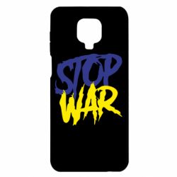 Чехол для Xiaomi Redmi Note 9S/9Pro/9Pro Max Stop this war - PrintSalon