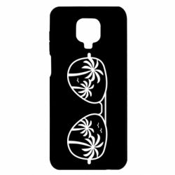 Чехол для Xiaomi Redmi Note 9S/9Pro/9Pro Max Sunglasses And Palm Trees - PrintSalon