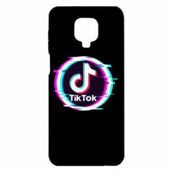 Чехол для Xiaomi Redmi Note 9S/9Pro/9Pro Max Tik tock glitch ring - PrintSalon