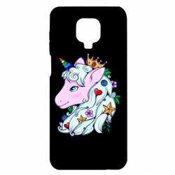 Чехол для Xiaomi Redmi Note 9S/9Pro/9Pro Max Unicorn Princess - PrintSalon