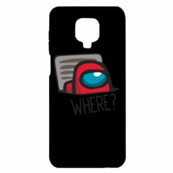 Чехол для Xiaomi Redmi Note 9S/9Pro/9Pro Max Where? ( Among Us ) - PrintSalon