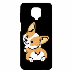Чехол для Xiaomi Redmi Note 9S/9Pro/9Pro Max Winking Corgi - PrintSalon