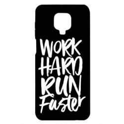 Чохол для Xiaomi Redmi Note 9S / 9Pro / 9Pro Max Work hard run faster - PrintSalon