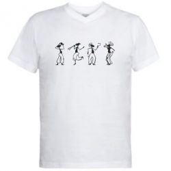 Чоловіча футболка з V-подібним вирізом Чоловічки 2 - PrintSalon