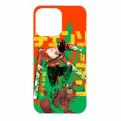 Чохол для iPhone 14 Pro Max Человек Бензопила - PrintSalon