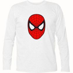 Футболка с длинным рукавом Человек-паук маска - PrintSalon