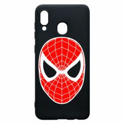 Чехол для Samsung A20 Человек-паук маска - PrintSalon