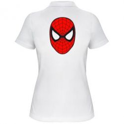 Женское поло Человек-паук маска - PrintSalon