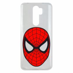 Чехол для Xiaomi Redmi Note 8 Pro Человек-паук маска - PrintSalon