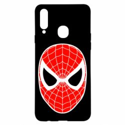 Чехол для Samsung A20s Человек-паук маска - PrintSalon