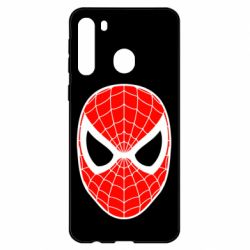 Чехол для Samsung A21 Человек-паук маска-PrintSalon Чехол для Samsung A21 Человек-паук маска