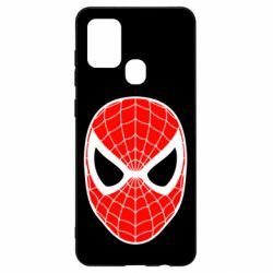 Чехол для Samsung A21s Человек-паук маска - PrintSalon