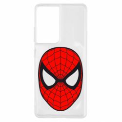 Чехол для Samsung S21 Ultra Человек-паук маска - PrintSalon