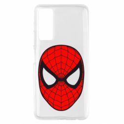 Чехол для Huawei P Smart 2021 Человек-паук маска - PrintSalon