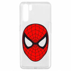 Чехол для Oppo A91/Reno3 Человек-паук маска - PrintSalon