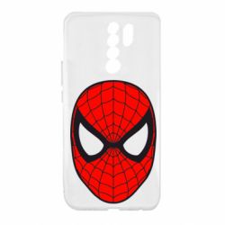 Чехол для Xiaomi Redmi 9 Человек-паук маска - PrintSalon