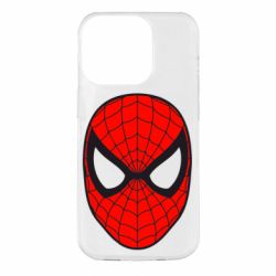 Чехол для iPhone 14 Pro Человек-паук маска - PrintSalon