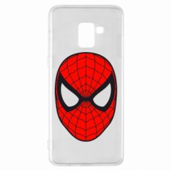 Чехол для Samsung A8+ 2018 Человек-паук маска - PrintSalon
