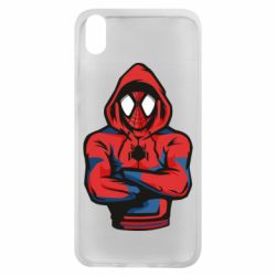 Чехол для Xiaomi Redmi 7A Человек паук в толстовке - PrintSalon