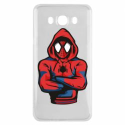 Чехол для Samsung J7 2016 Человек паук в толстовке - PrintSalon