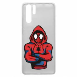 Чехол для Huawei P30 Pro Человек паук в толстовке - PrintSalon
