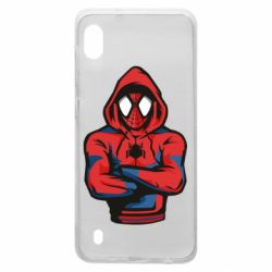 Чехол для Samsung A10 Человек паук в толстовке - PrintSalon