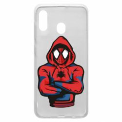 Чехол для Samsung A30 Человек паук в толстовке - PrintSalon