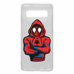 Чехол для Samsung S10 Человек паук в толстовке - PrintSalon