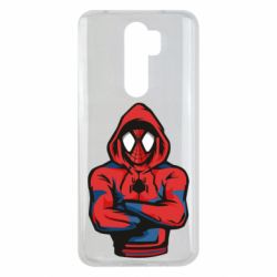 Чехол для Xiaomi Redmi Note 8 Pro Человек паук в толстовке - PrintSalon