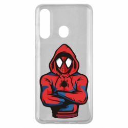 Чехол для Samsung M40 Человек паук в толстовке - PrintSalon
