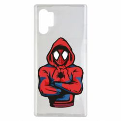 Чехол для Samsung Note 10 Plus Человек паук в толстовке - PrintSalon