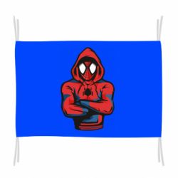 Флаг Человек паук в толстовке - PrintSalon