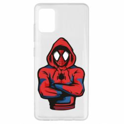 Чехол для Samsung A51 Человек паук в толстовке - PrintSalon