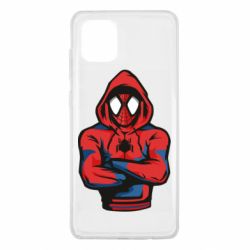 Чехол для Samsung Note 10 Lite Человек паук в толстовке - PrintSalon