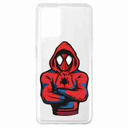 Чехол для Oppo A74 4G Человек паук в толстовке - PrintSalon