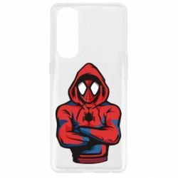 Чехол для Oppo Reno 4 Pro Человек паук в толстовке - PrintSalon