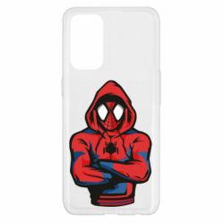 Чехол для Oppo Reno 5 4G Человек паук в толстовке - PrintSalon