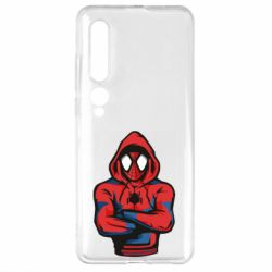 Чехол для Xiaomi Mi10/10 Pro Человек паук в толстовке - PrintSalon