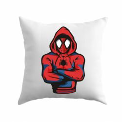 Подушка Человек паук в толстовке - PrintSalon