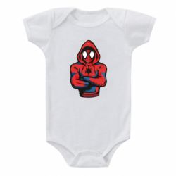 Детский бодик Человек паук в толстовке - PrintSalon