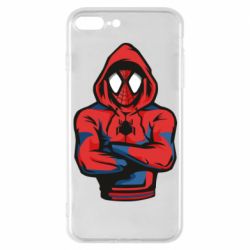 Чехол для iPhone 7 Plus Человек паук в толстовке - PrintSalon